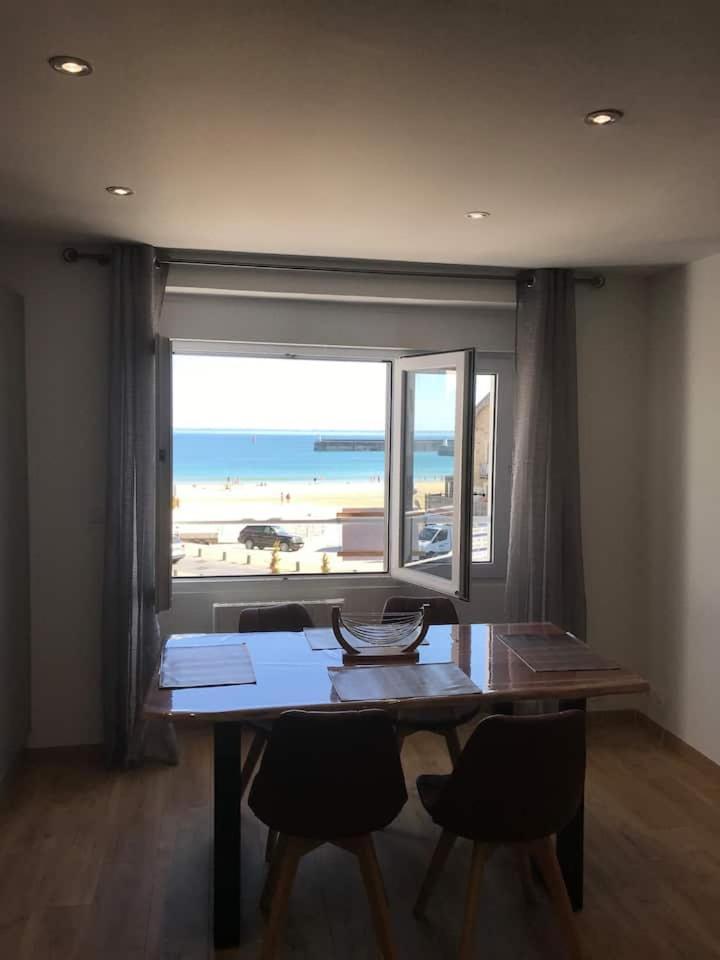 « L'Oceanix » Vue Grande Plage 2Ch Wifi キブロン エクステリア 写真