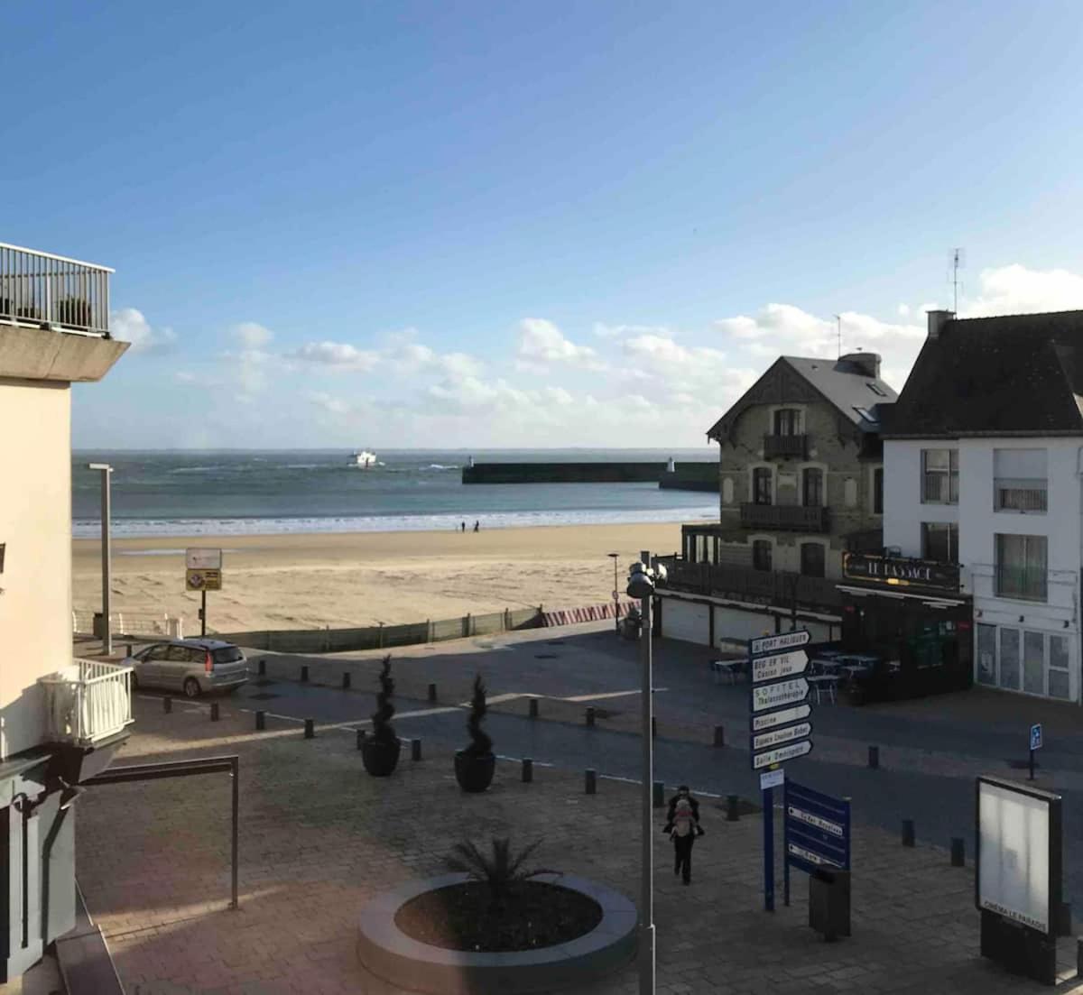 « L'Oceanix » Vue Grande Plage 2Ch Wifi キブロン エクステリア 写真